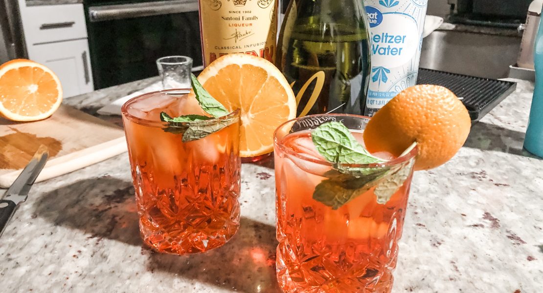aperol spritz cocktails